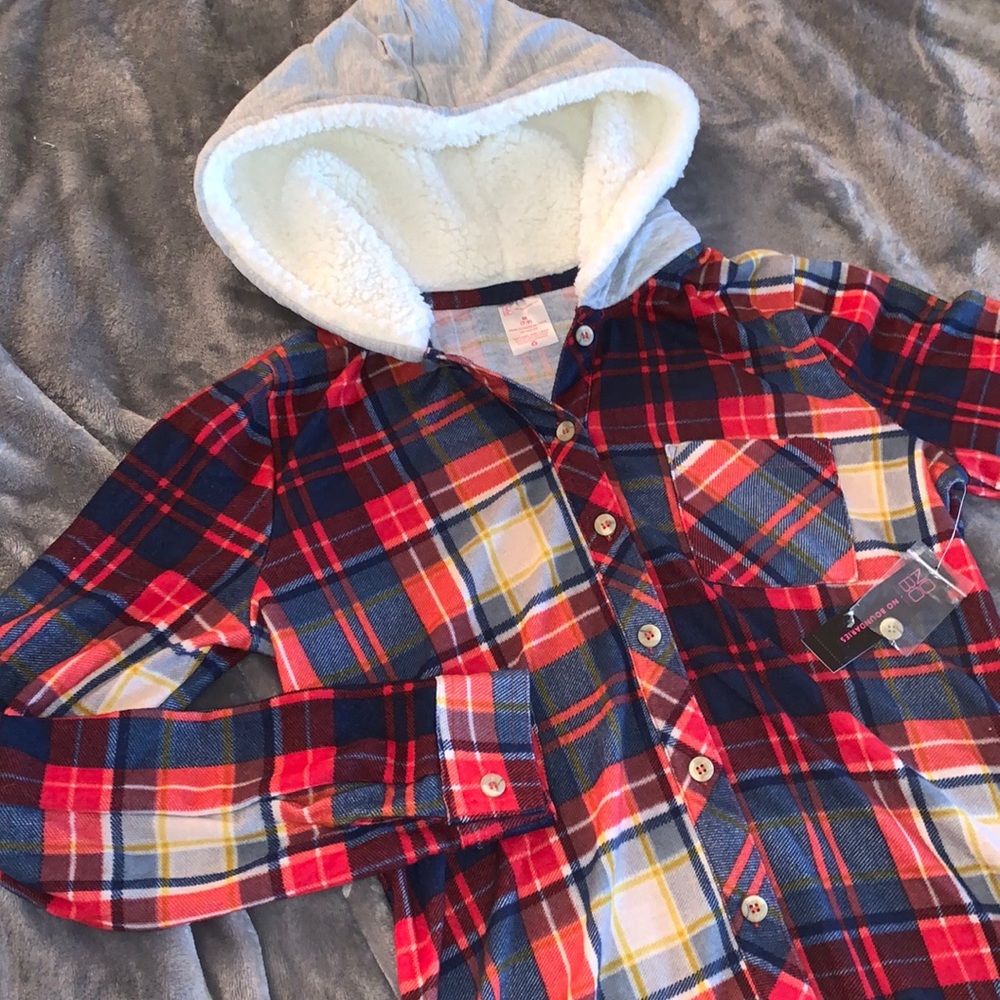 Hooded flannel